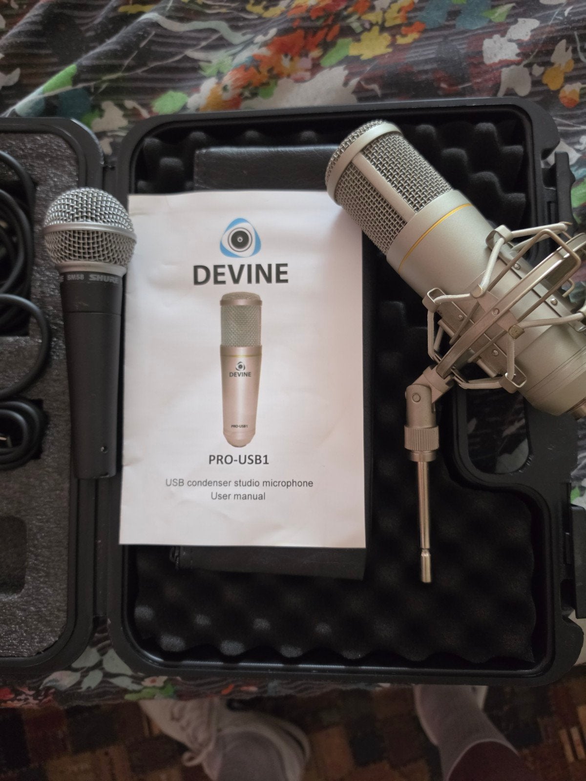 Devine PRO-USB1 Studiomicrofoon en accessoires, Muziek en Instrumenten, Ophalen of Verzenden, Zo goed als nieuw, Studiomicrofoon