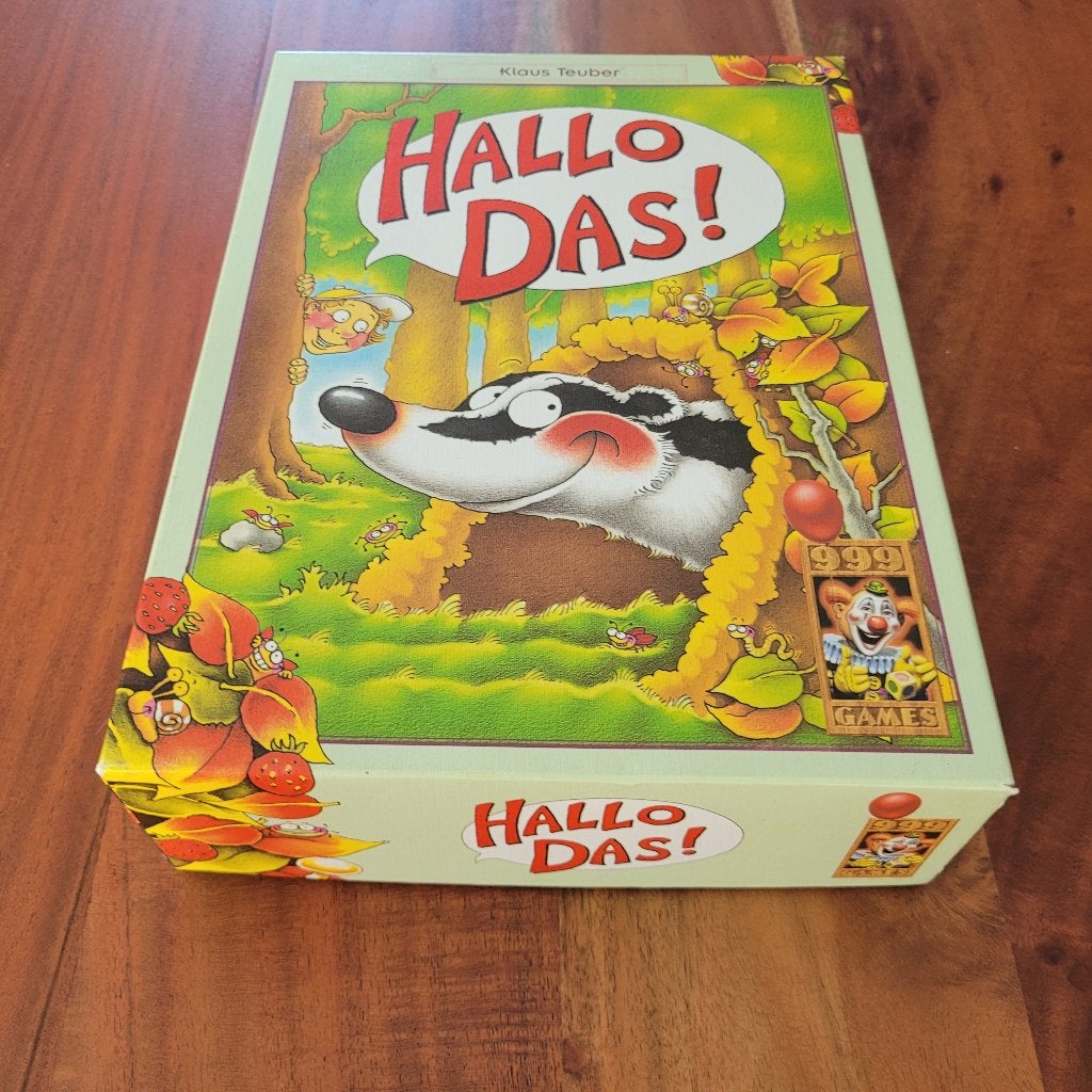 Hallo Das! - Geheugenspel, Een of twee spelers, Ophalen of Verzenden, Zo goed als nieuw, 999 Games   ..