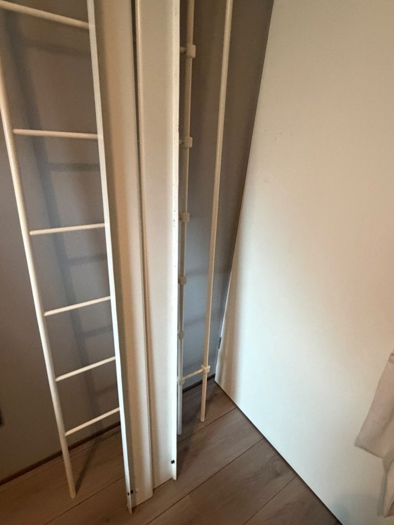 IKEA Hemnes bedbank één persoons bed wit metaal, Ophalen, Gebruikt, Eenpersoons, Wit