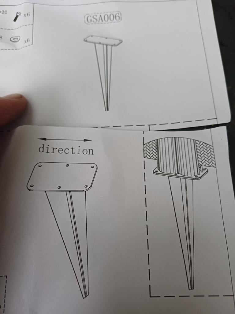 3 Grondpalen voor windscherm - Nieuw in doos, Caravans en Kamperen, Windschermen, Ophalen of Verzenden