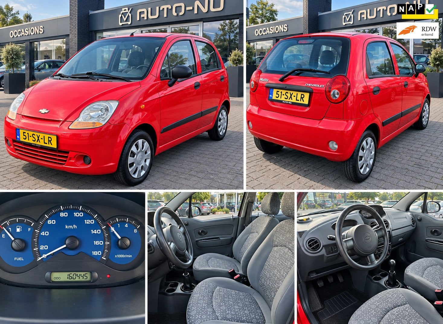 Chevrolet Matiz 0.8 Breeze Airco APK Sep 2027! Elec pakket N, Auto's, Voorwielaandrijving, Stof, Gebruikt, Zwart