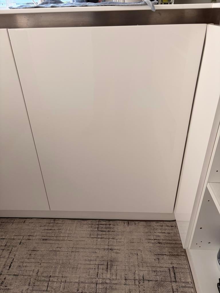 2x Nieuwe Hoogglans Witte Keukendeuren  59.5x76cm 18mm dikke, Ophalen, Wit, 50 tot 100 cm, Zo goed als nieuw