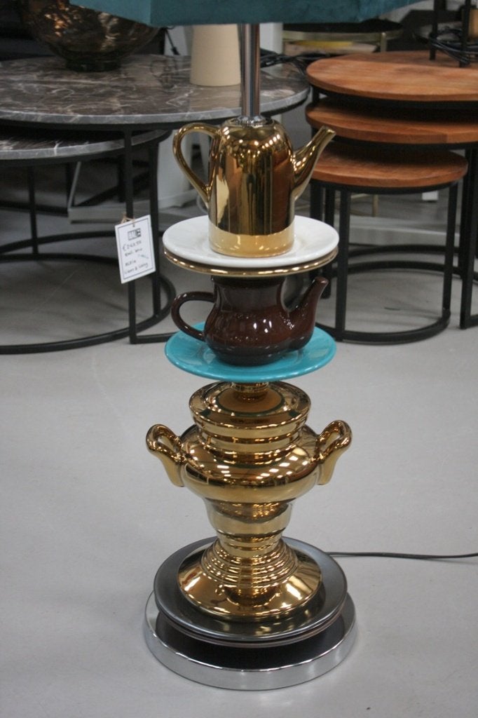 Hippe aparte tafellamp schemerlamp TEA TIME Kare Design, Ophalen, Zo goed als nieuw