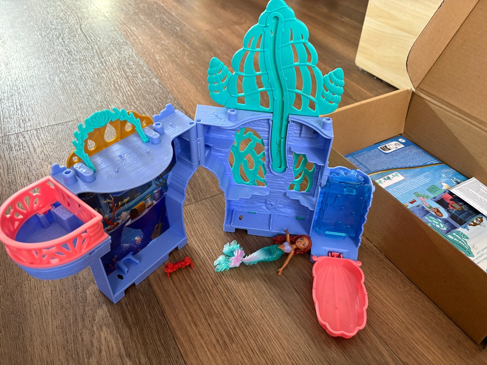 Disney De Kleine Zeemeermin Ariël's Grot Speelset, Ophalen of Verzenden, Zo goed als nieuw, Overige typen