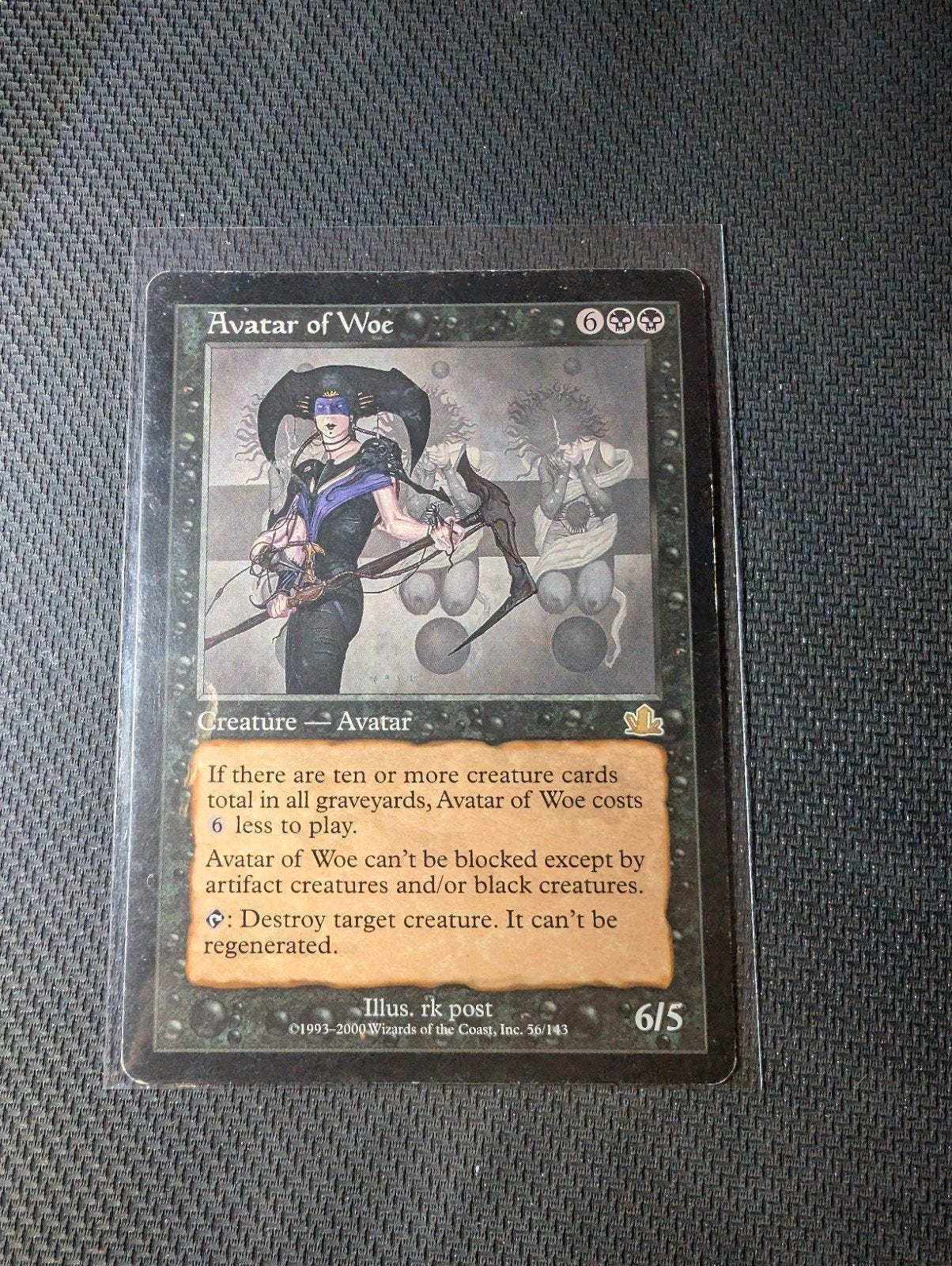 Avatar of Woe, Ophalen of Verzenden, Gebruikt, Losse kaart
