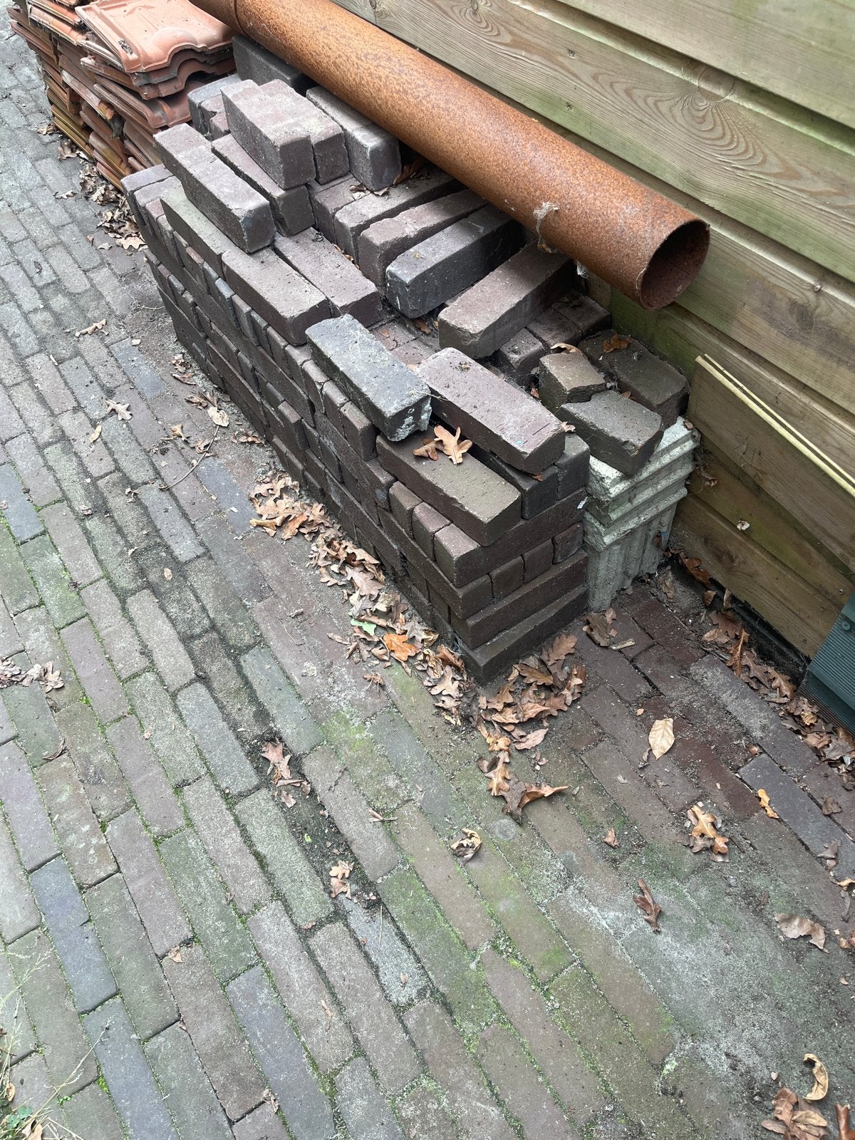 Gebruikte bakstenen voor tuin of bestrating, Doe-het-zelf en Verbouw, Metselstenen, Ophalen, Gebruikt, Bakstenen