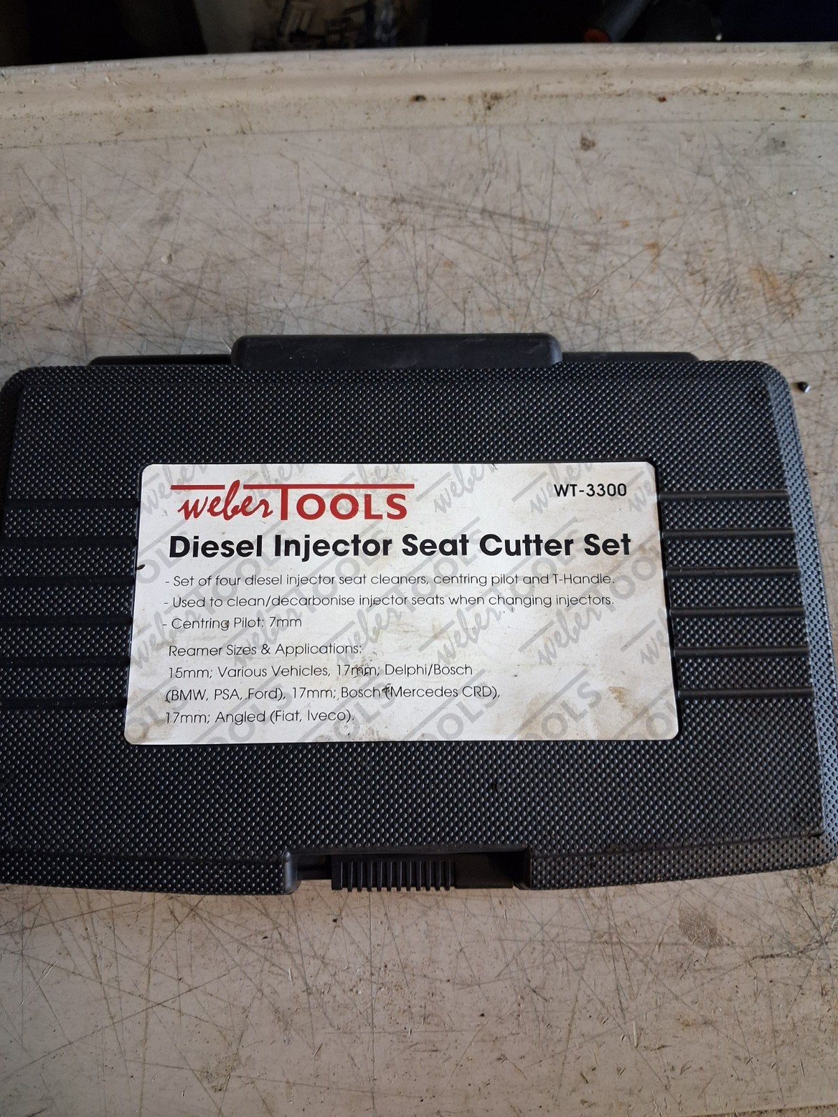 Diesel injector/schacht reinig set, Ophalen