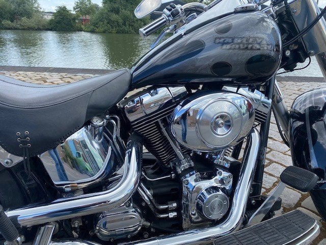 Harley-Davidson FLSTF Fat Boy Twincam carburateur 2004, Motoren, Motoren | Harley-Davidson, 2 cilinders, Gebruikt, 1449 cc, Particulier