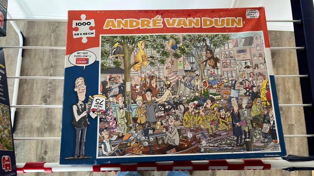 Andre van duin 1000 stukjes puzzel, Ophalen of Verzenden, 500 t/m 1500 stukjes, Gebruikt