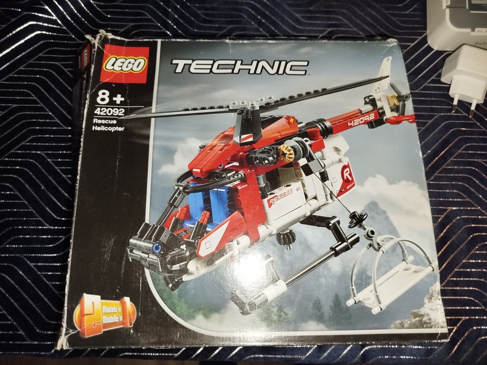 Lego Technic 42092 Reddingshelikopter (gebruikt, compleet), Ophalen of Verzenden, H, J, H