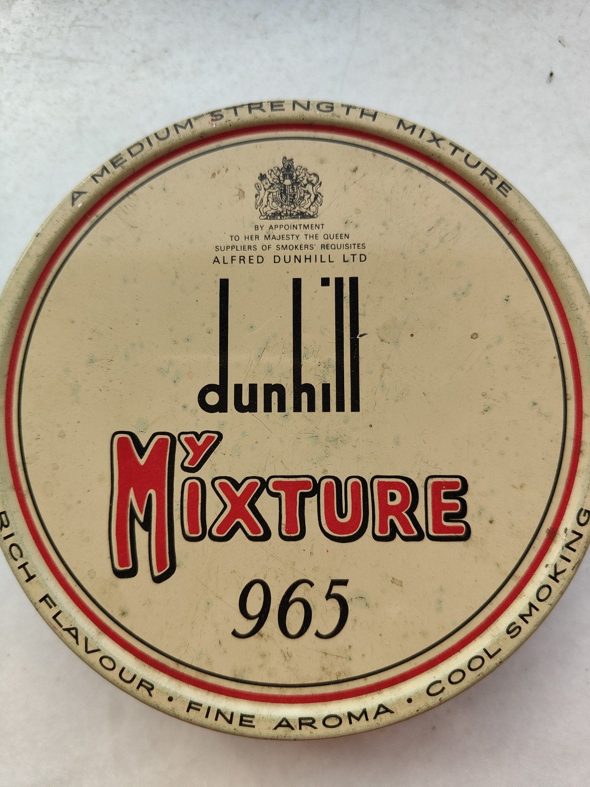 Pijp tabacco Alfred Dunhill my mixture 965 limited England, Verzamelen, Ophalen of Verzenden, Gebruikt, Tabaksdoos of Verpakking