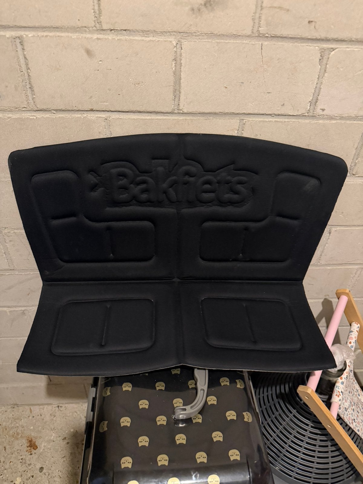 Zitkussentje bakfiets, Ophalen of Verzenden, Zo goed als nieuw, 1 kind