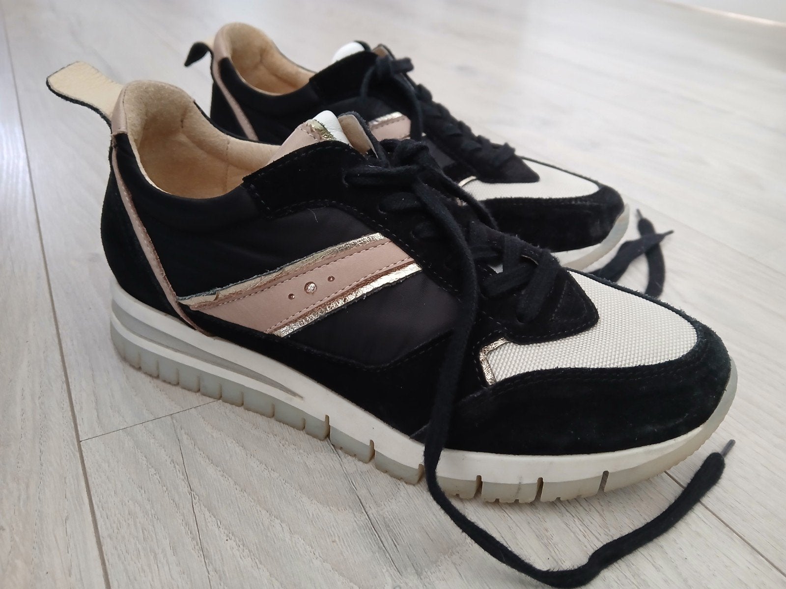 Zwarte sneaker maat 38, Ophalen, Zwart, Aqa, Sneakers of Gympen
