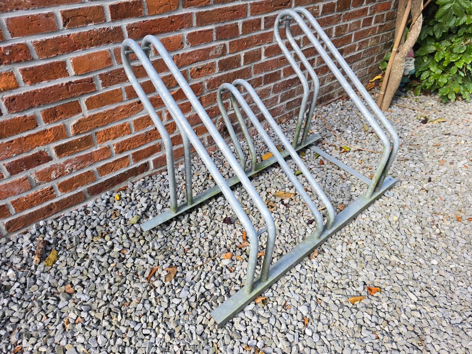 Fietsenrek voor 3 fietsen - Gegalvaniseerd staal, Ophalen, Gebruikt