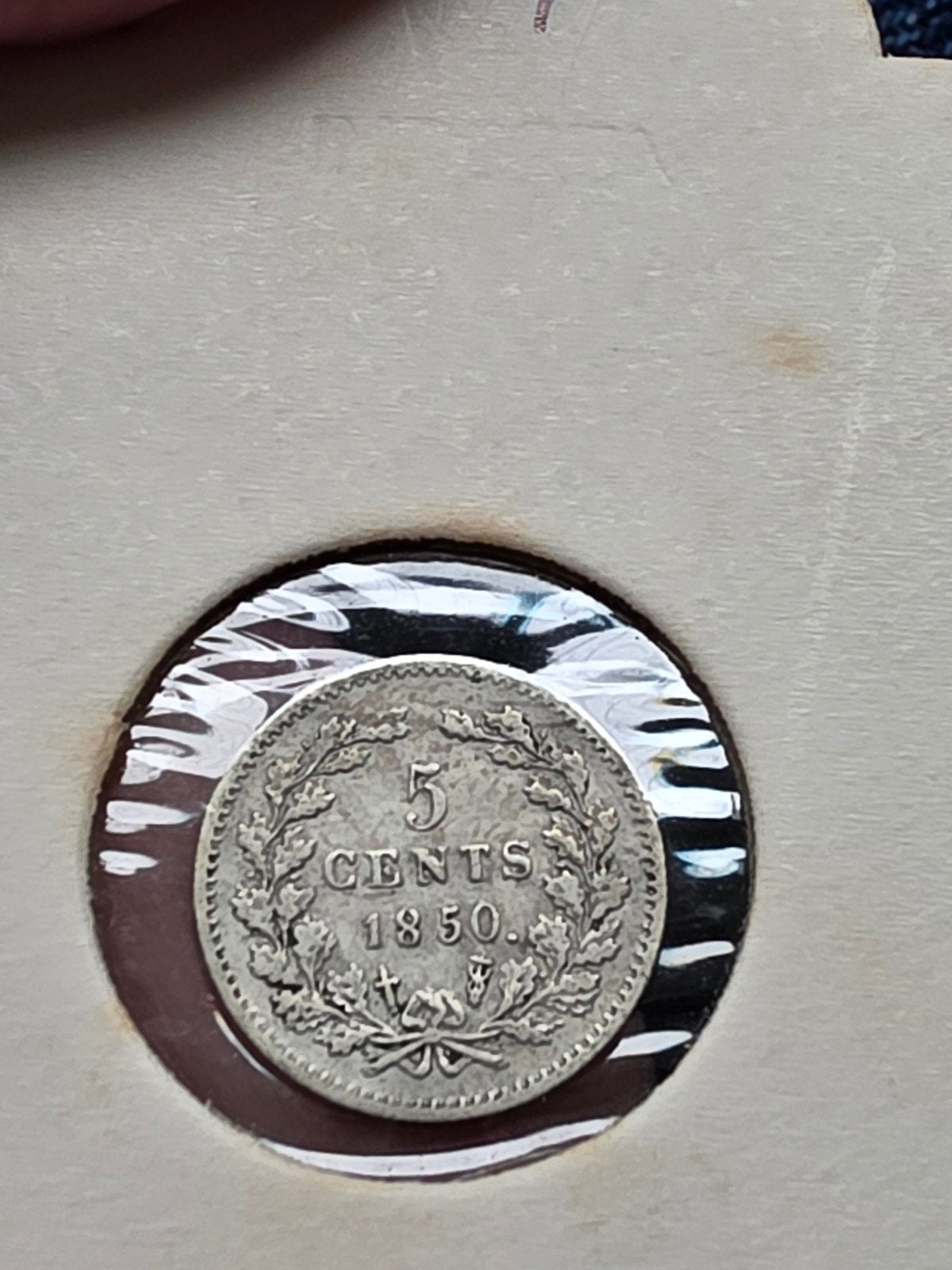 Zeldzame Stuiver Koning Willem III 1850 - Prachtige Staat, Ophalen of Verzenden, Koning Willem III, 5 cent, Losse munt