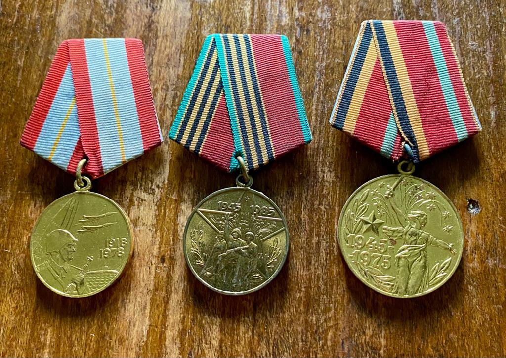 3 Russische medailles WW1-WW2, WO1-WW1, Verzamelen, Verzenden