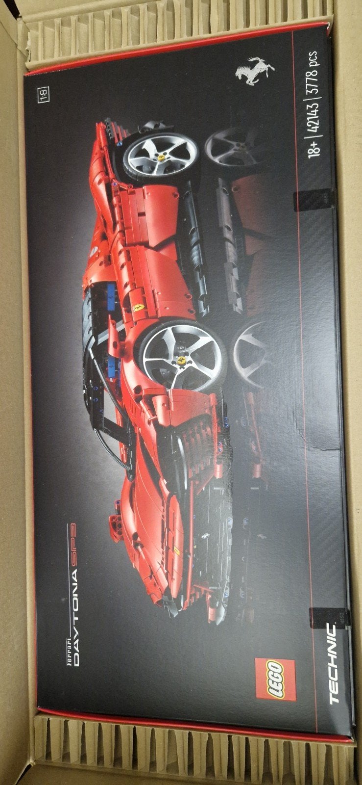 Lego Technic Ferrari Daytona SP3 (42143) - Nieuw in doos, Ophalen of Verzenden, Nieuw