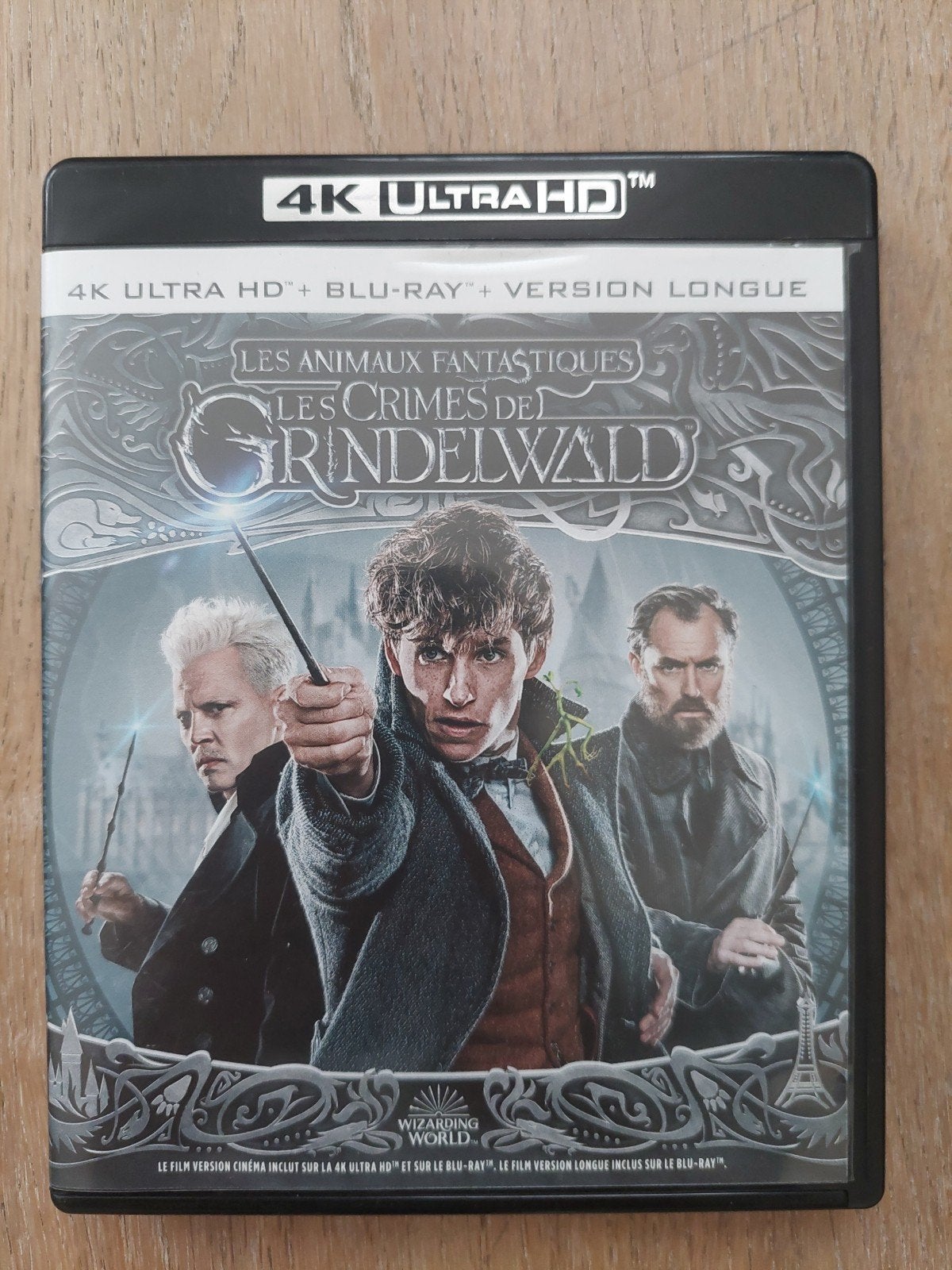 Fantastic beasts The crimes of Grindelwald 4k uhd blu-ray, Ophalen of Verzenden, Zo goed als nieuw, 4K Ultra HD Blu-ray