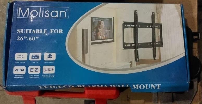 Universele tv beugel 26 t/m 60 inch extra plat, Info@opruimdeals.nl, Ophalen of Verzenden, Zo goed als nieuw, Nijverheidscentrum 44