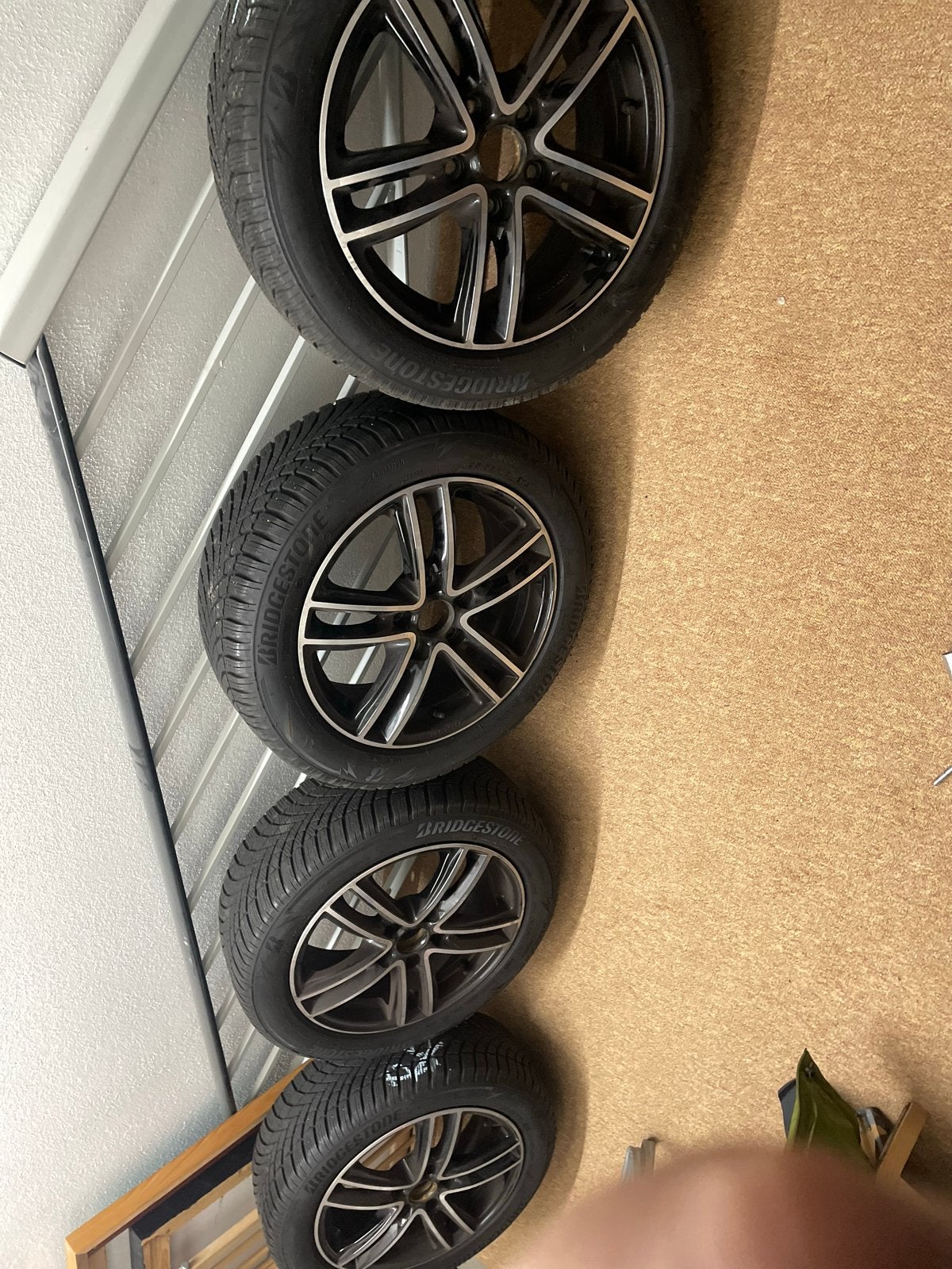 Winterwielen Mini Cooper 6,5Jx16H2 Bridgestone - Veel profie, Gebruikt, 16 inch, Banden en Velgen, Personenwagen