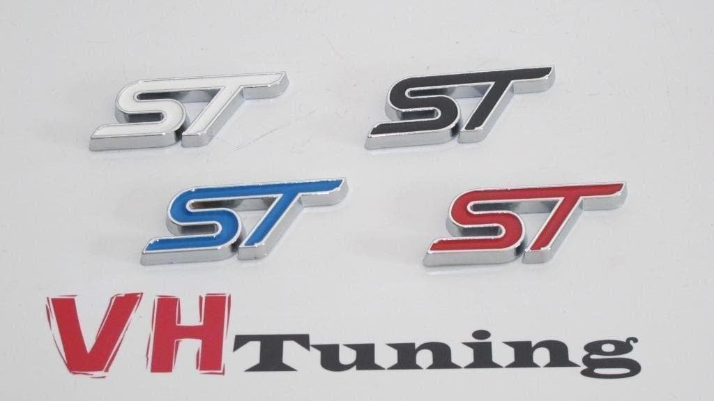 Ford ST 3D logo zelfklevend 7 cm metaal diverse kleuren, Ophalen of Verzenden