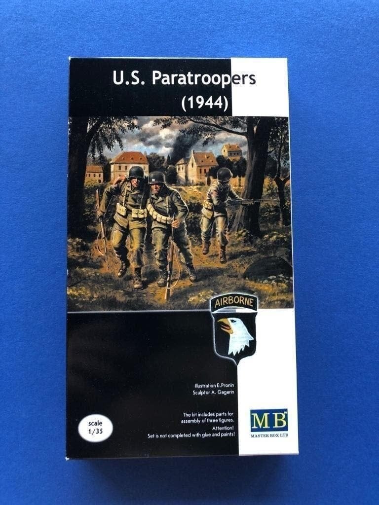 MasterBox	mb3511	US paratroopers	1/35, Ophalen of Verzenden, Nieuw, 1:35 tot 1:50