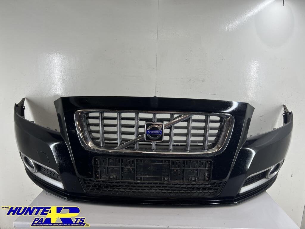 Voorbumper zwart 019-26 Volvo V70 III ('07-'14) 30678623, Gebruikt, Voor, Ophalen of Verzenden, Volvo