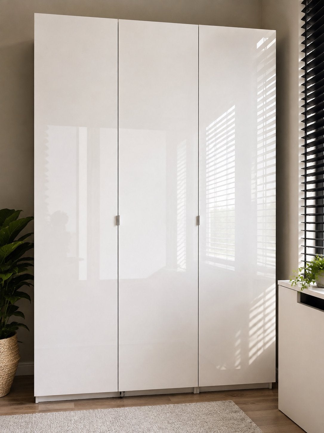 IKEA FARDAL hoogglans witte deuren 50x229 cm, Ophalen, Gebruikt, 50 tot 100 cm, 200 cm of meer