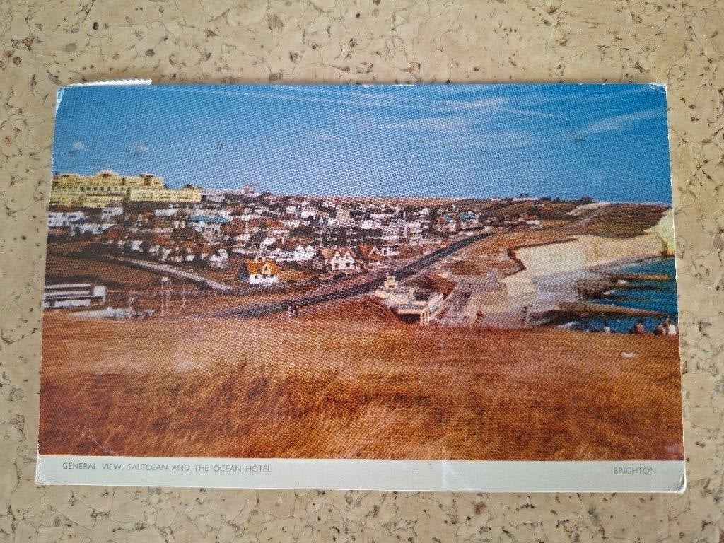 Ansicht brighton, Ophalen of Verzenden, 1940 tot 1960, Gelopen