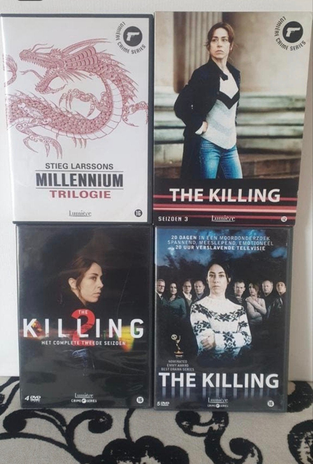 Millennium Trilogie & The Killing DVD Boxsets, setprijs, Cd's en Dvd's, Gebruikt, Vanaf 16 jaar, Ophalen of Verzenden, Detective en Krimi