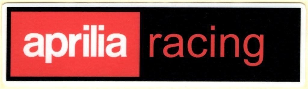 Aprilia Racing sticker #2, Motoren, Verzenden