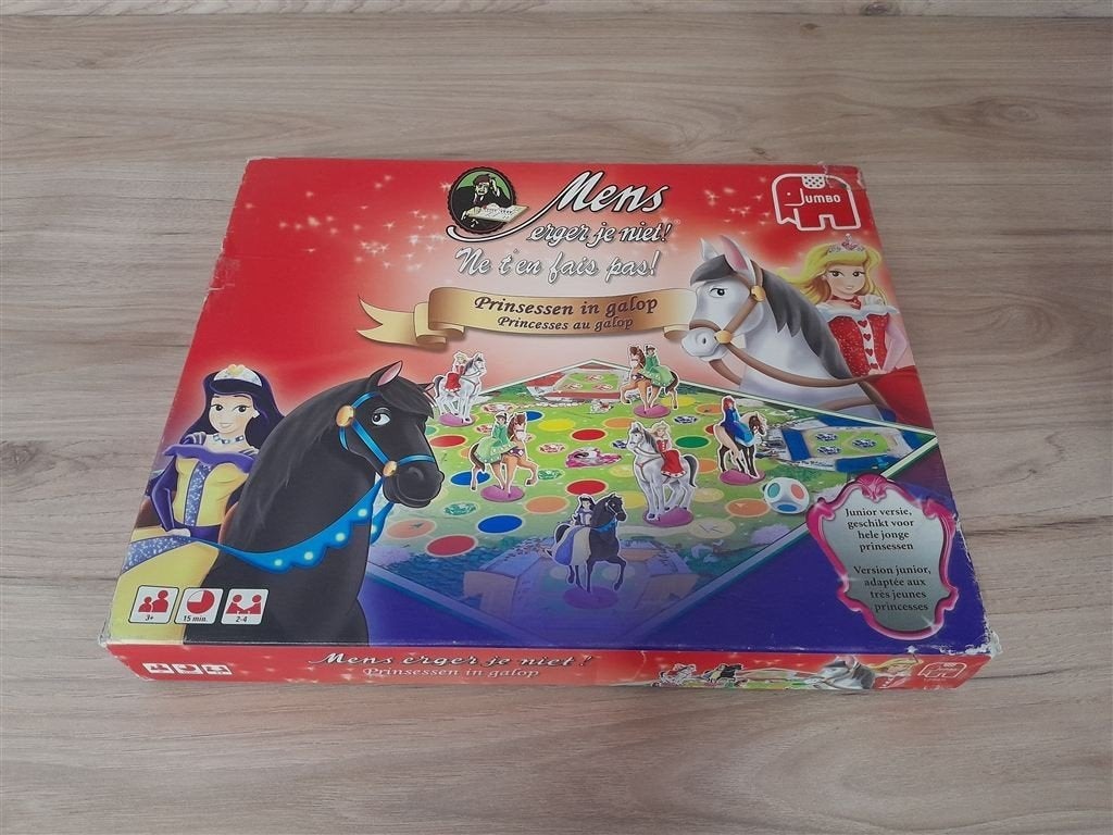 Mens erger je niet - disney prinsessen in galop - s4683, Verzenden, Zo goed als nieuw