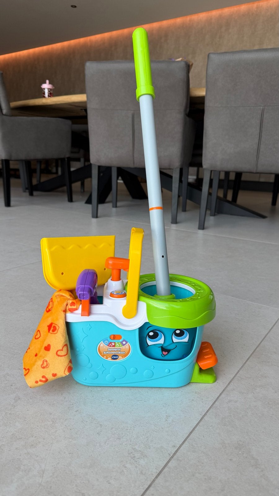 Vtech Schoonmaakset Speelpret - Interactief en Leuk!, Kinderen en Baby's, Ophalen, Zo goed als nieuw, 2 tot 4 jaar
