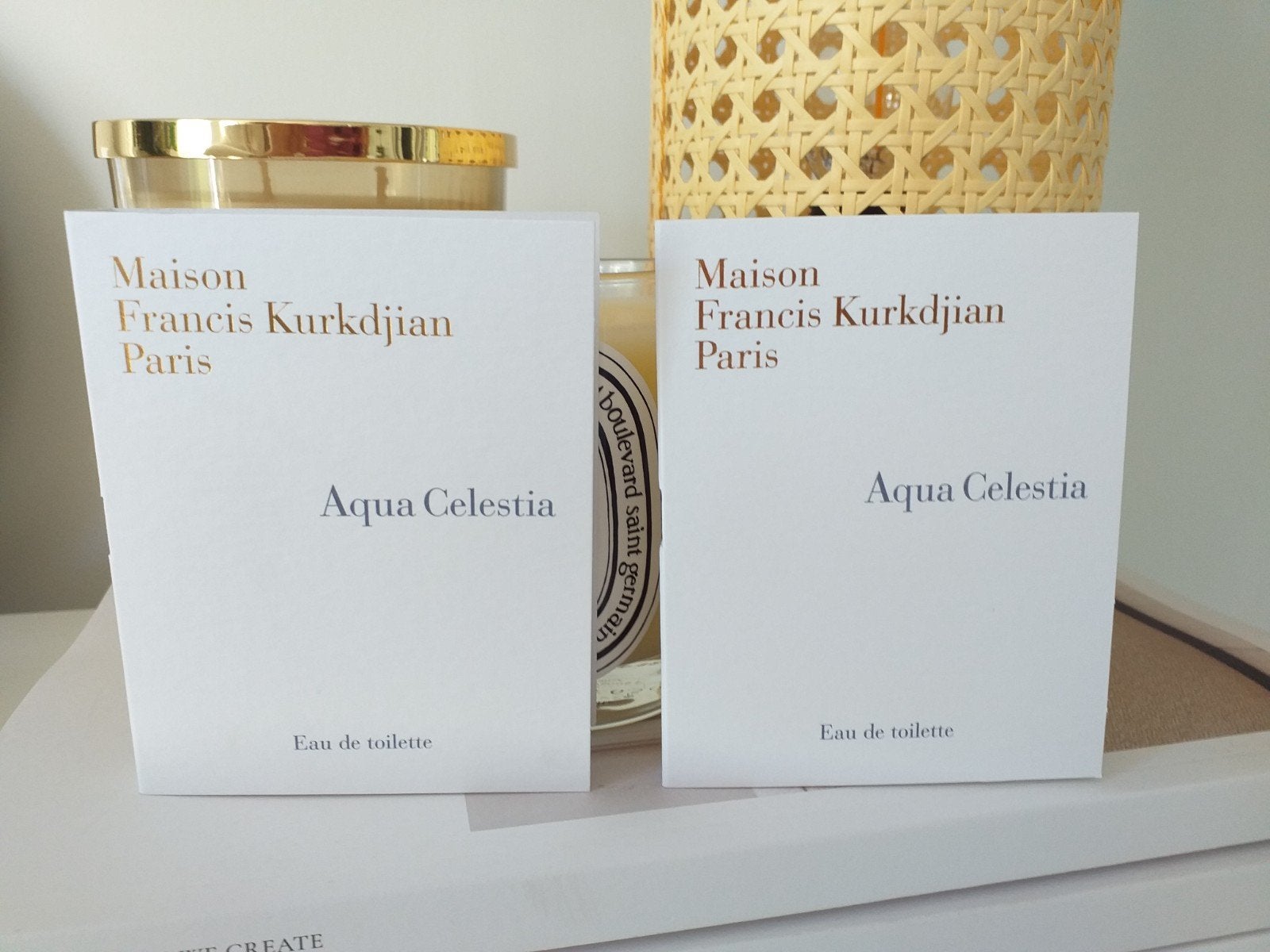 2 x 2 ML Maison Francis Kurkdjian Aqua Celestia €7,50 samen, Ophalen of Verzenden, Nieuw