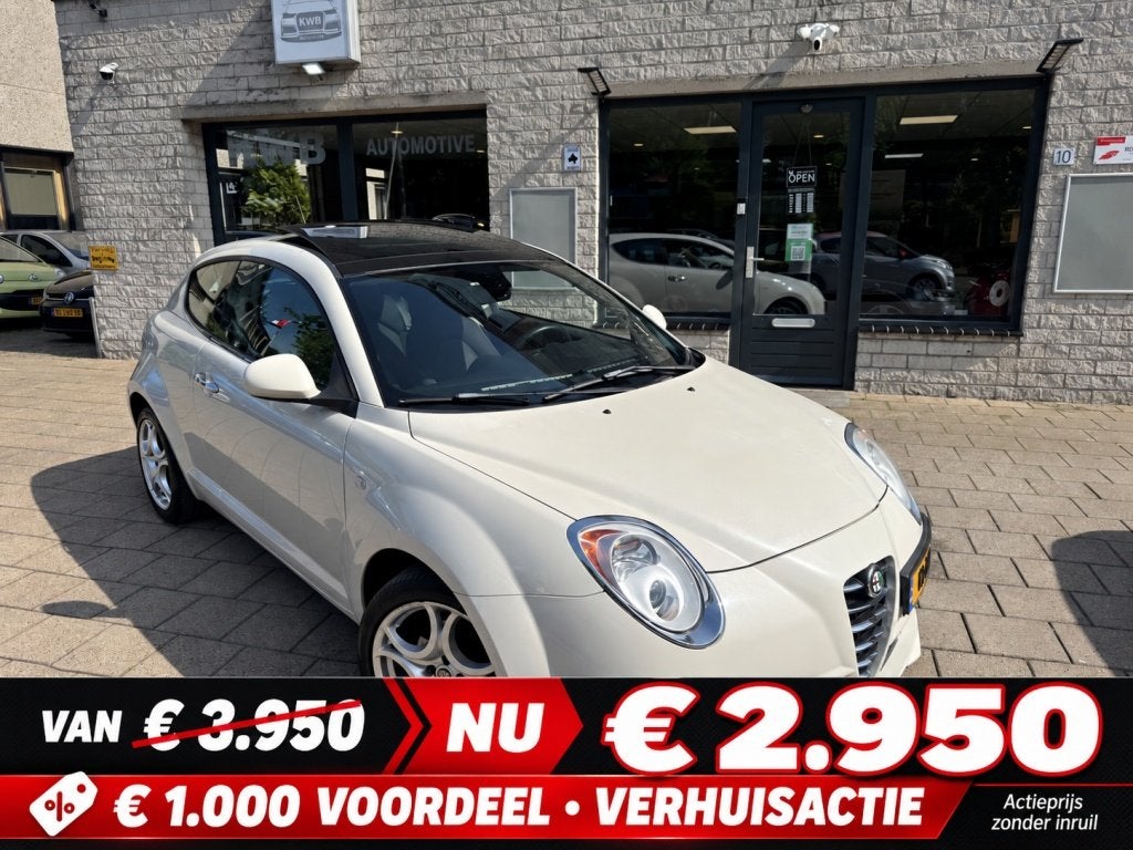 Alfa Romeo MiTo 1.3 JTDm ECO | Panoramadak | NAP (bj 2012), Auto's, Euro 5, Gebruikt, 4 cilinders, Wit