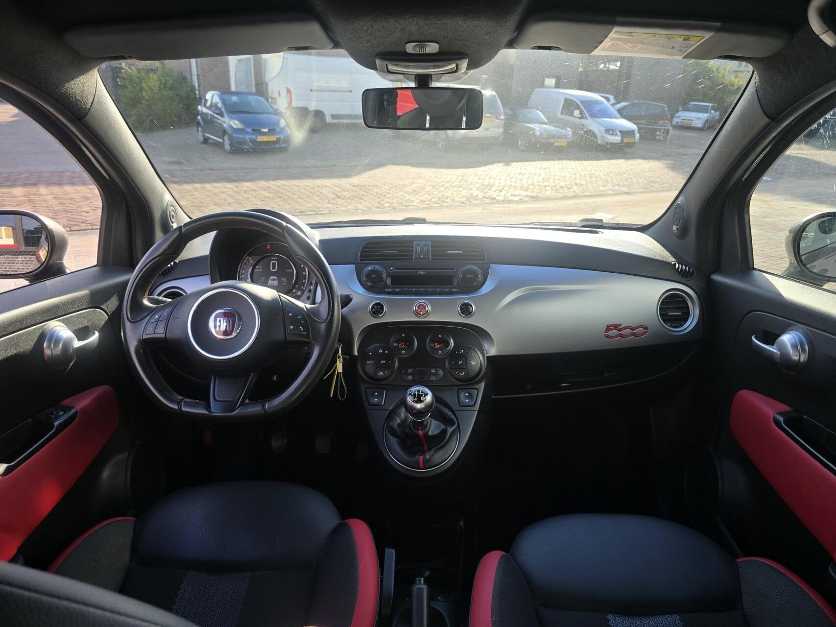 Fiat 500 0.9 TwinAir Turbo 500S Xenon/Clima/Sportstuur/LMV, Auto's, Voorwielaandrijving, Stof, Gebruikt, Met garantie (alle)