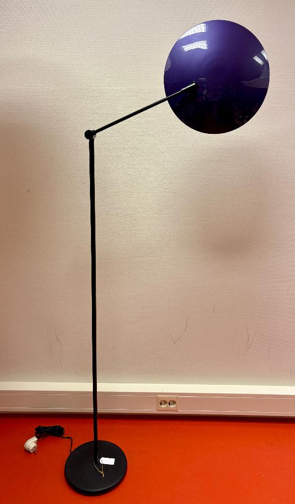 Purple, adjustable standing light Queens gallery Utrecht, Ophalen, Zo goed als nieuw, Vintage, mid-century, Minder dan 100 cm