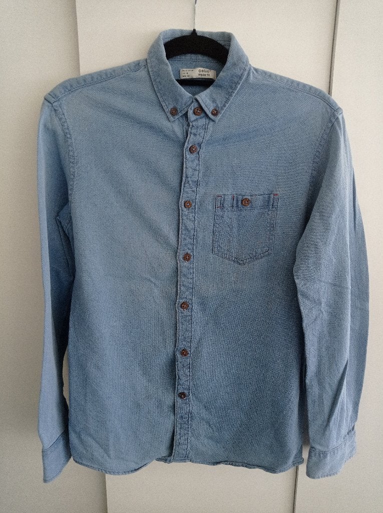Celio Overhemd Maat S, Kleding | Heren, Celio, Blauw, Halswijdte 38 (S) of kleiner, Ophalen of Verzenden