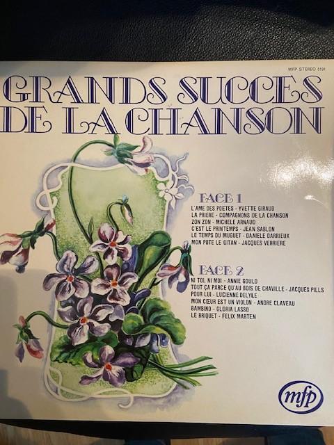 vinyl verzamel LP Grands Succes De La Chanson jaren '50-'60, Inclusief binnenhoes, Ophalen of Verzenden, Zo goed als nieuw, 12 inch