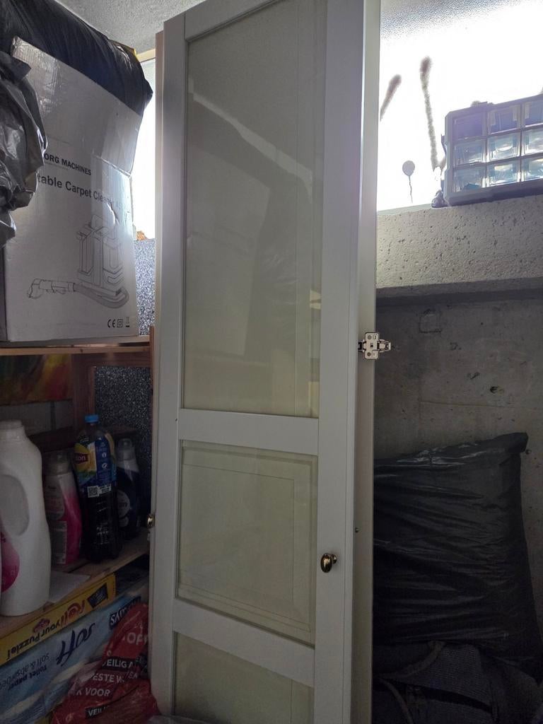 PAX Kastdeuren 50x236cm: 3 Dicht, 1 Glas, Gouden Knop, Huis en Inrichting, Ophalen, Gebruikt, 200 cm of meer, 50 tot 100 cm