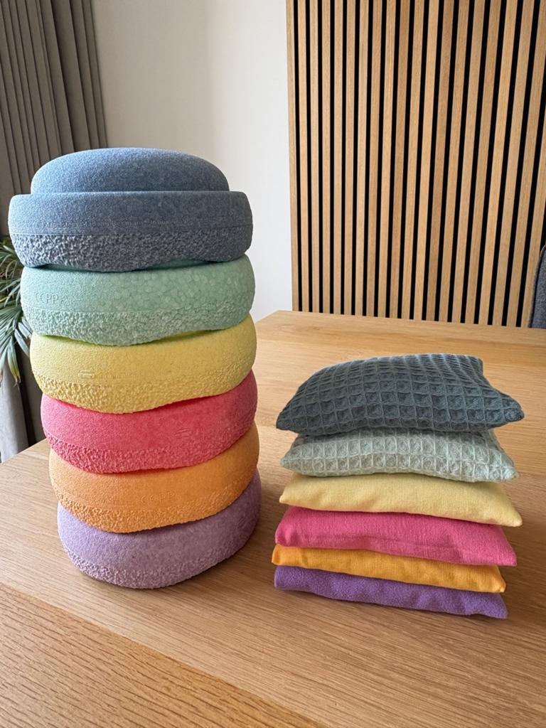 Pittenzakjes in kleuren stapelstenen pastel, Ophalen of Verzenden, Nieuw