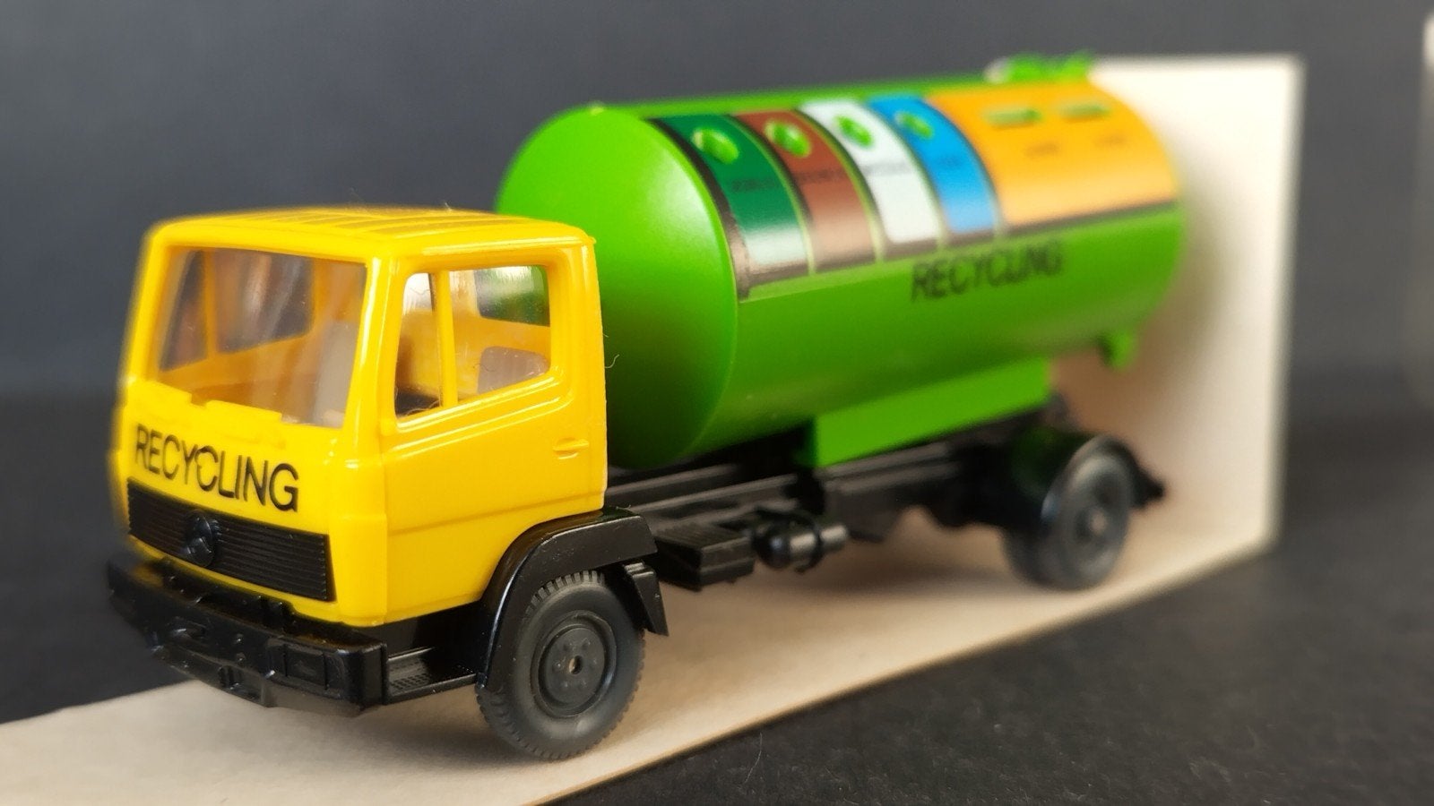 Mercedes Benz LN Recycle Container 1:87 Wiking Pol, Berlin Germany, Wiking, Verzenden, Wiking
