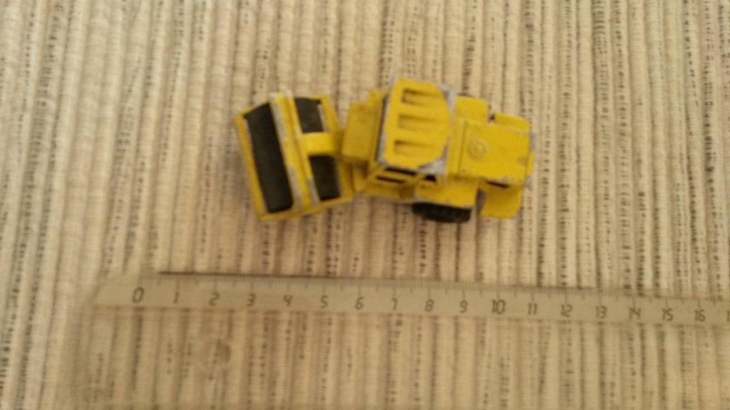 auto 1/43 Asfalt roller (Vintage) Majorette, Verzenden, Gebruikt, Auto, Overige merken