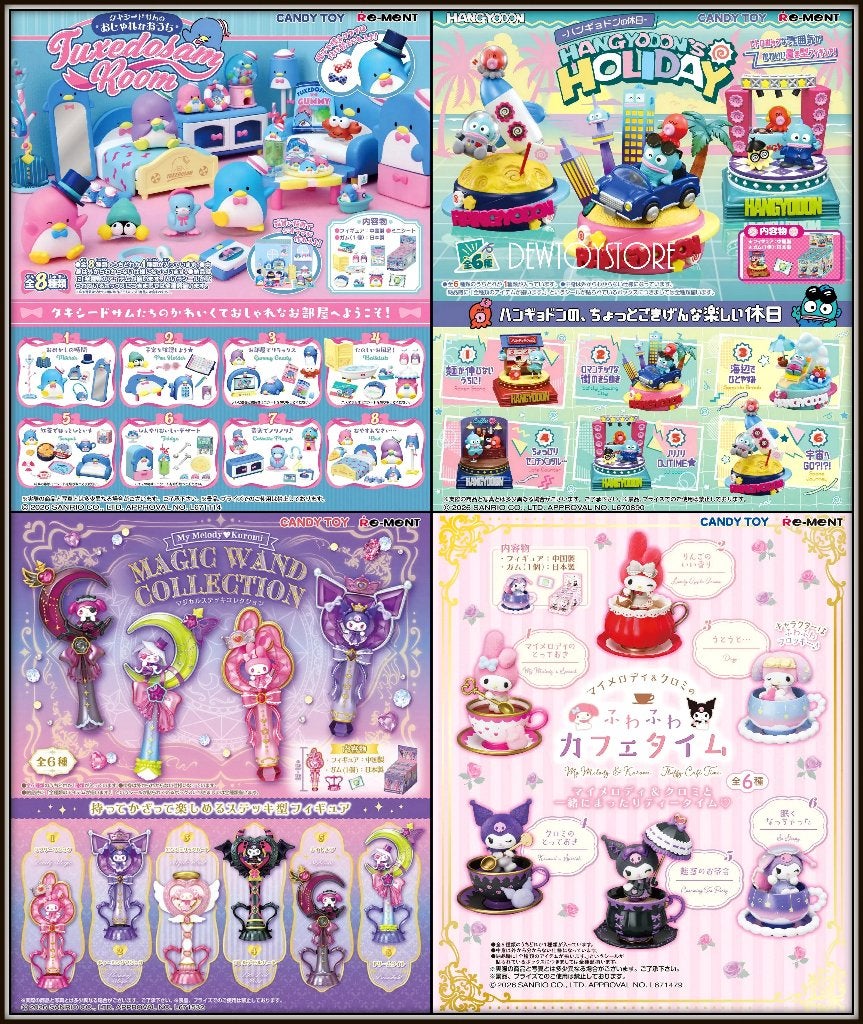 [Pre-order] Re-Ment ReMent Capsule Gachapon Toy - Sanrio, Verzenden, Nieuw