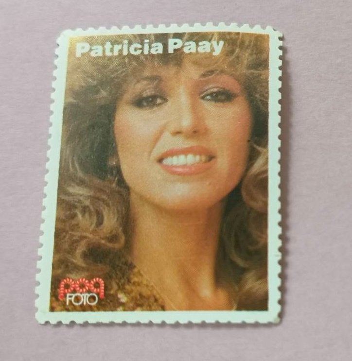 Popfoto zegel Patricia Paay, Ophalen of Verzenden, Nieuw, Foto of Kaart