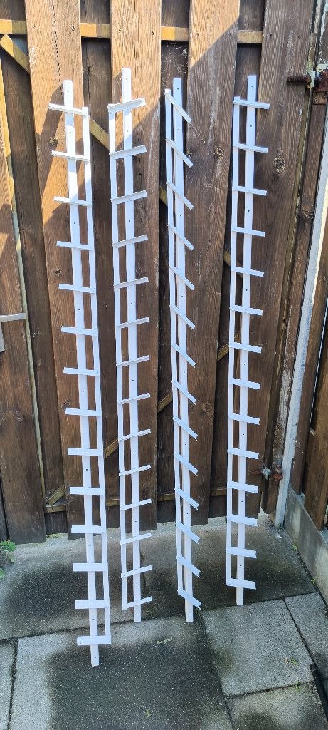 Flex fence NIEUW wit rvs 165 cm, 2 sets, Ophalen, Nieuw, IJzer, Overige typen