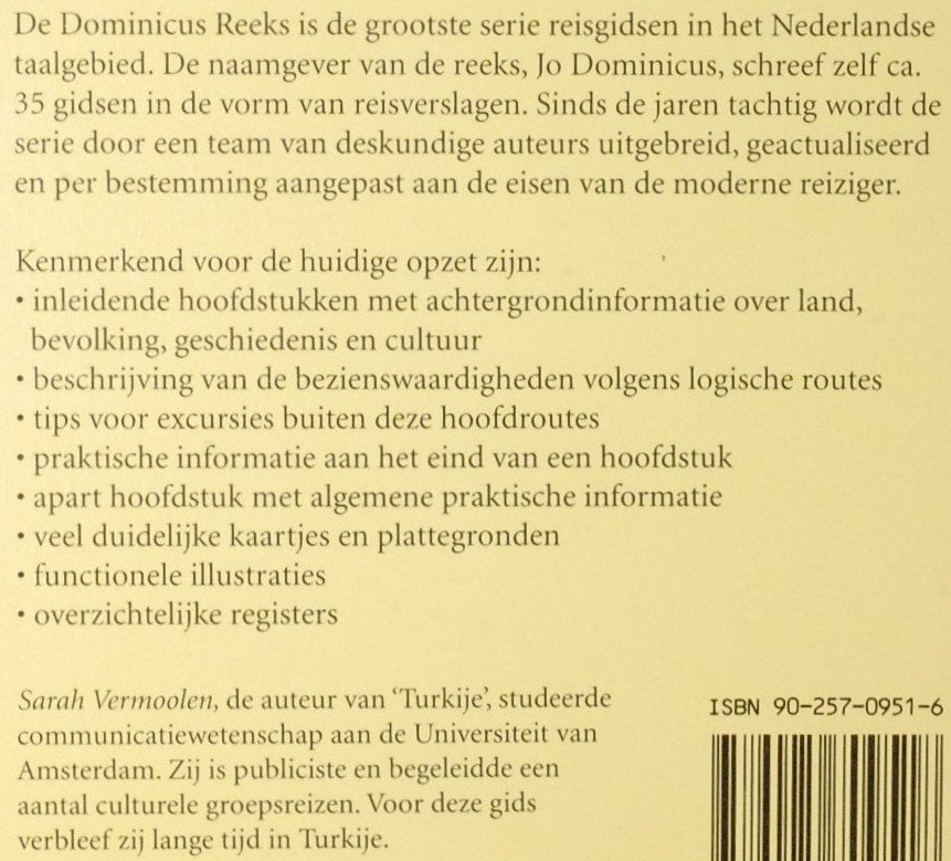 Turkije - Dominicus reisgids (1994), Verzenden, Europa, Reisgids of -boek, Gelezen