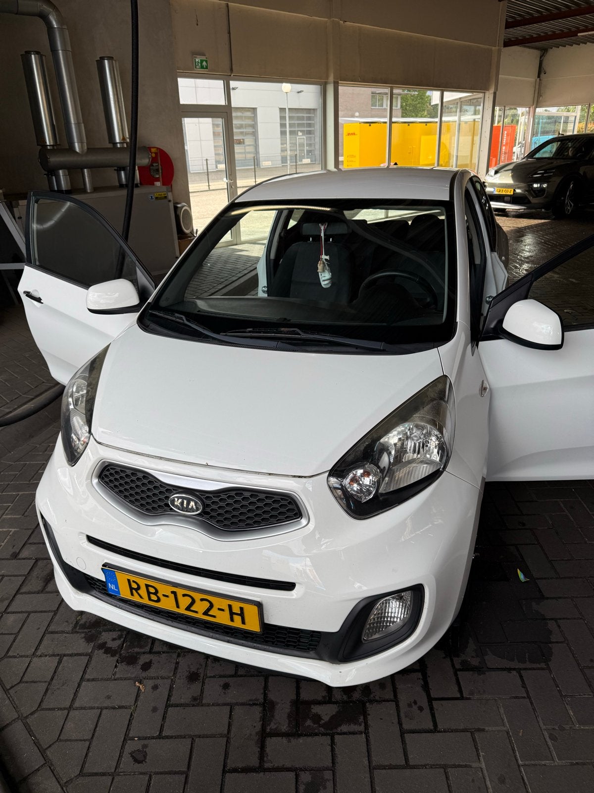 Kia Picanto 1.0 Cvvt 3-DRS 2012 Wit, Auto's, Kia, Voorwielaandrijving, 400 kg, Wit, 24 km/l