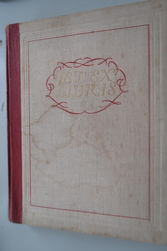 exlibris als boekversiering/verzamelobject-1941-J.Schwencke, Gelezen, Ophalen of Verzenden, Grafische vormgeving, Johan Schwencke