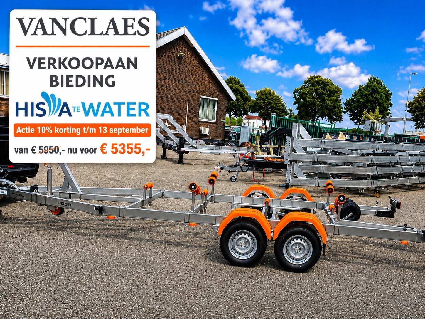 Vanclaes 2000 LED/RVS/VERING actie van €5950,- voor €5355,-!